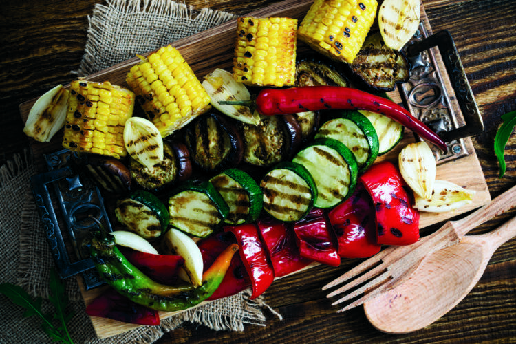 Five steps to grill vegetables